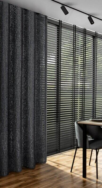 EVA MINGE gotova zavjesa 135x250 od šifona ukrašena moher koncem Selma