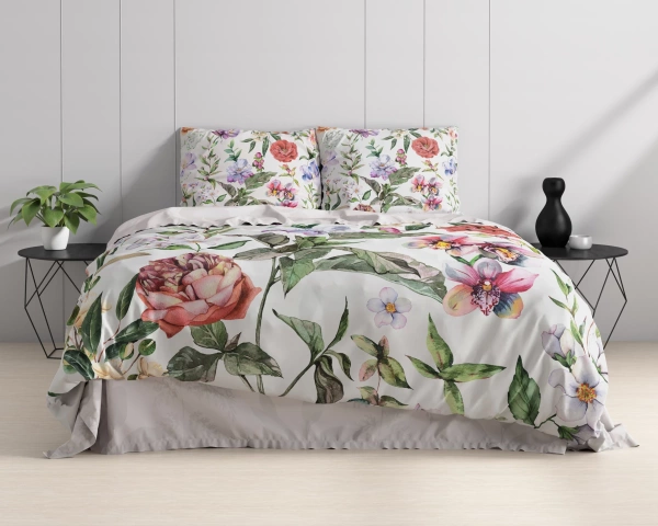 Pamučna posteljina 200x220 sa prekrasnim printom, 100% pamuk
