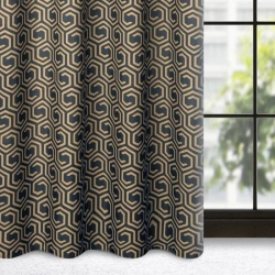Zavjesa od oxford tkanine sa geometrijskim motivom  140x250 Juliet