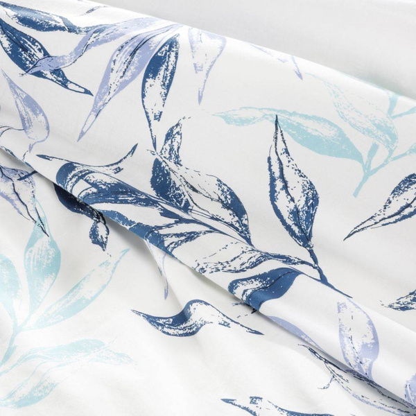 Komplet pościeli satynowej class 04 140x200 cm, 1 szt. 70x80 cm biały Eurofirany