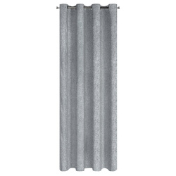 Zavjesa od mat tkanine s melange efektom, 140x250 cm, s ušicama - ADELINA