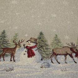 Tapiserijski nadstolnjak 40x100 cm ukrašen božićnim motivom