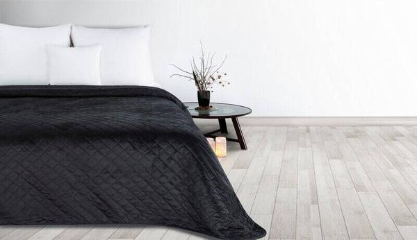 Baršunasti prekrivač prošiven s geometrijskim uzorkom 170x210 LUIZ 5