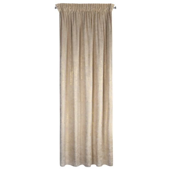 Baršunasta zavjesa sa sjajnim printom, 135x270 cm, traka - AVENA