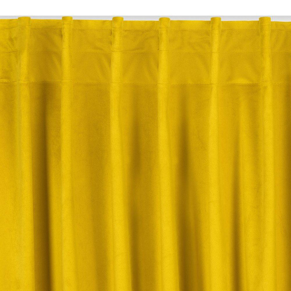 Zavjesa od glatkog i mekanog baršuna s flex trakom za stropne vodilice 140x300 Madlen
