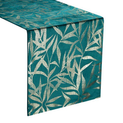 Baršunasti nadstolnjak s nježnim svijetlozlatnim grančicama 35 x 220 Blink 15 