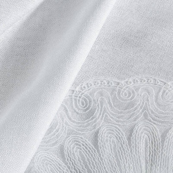 PREMIUM stolnjak 85x85 ukrašen rubom i vezenom čipkom ELEN 