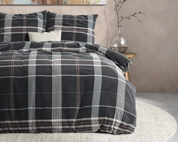 Topla posteljina od flanela 140x220, mekana na dodir posteljina 100% flanel pamuk