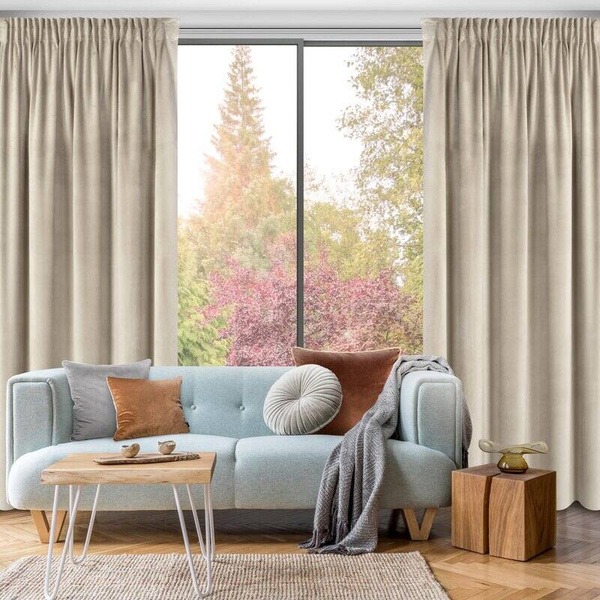 Zavjesa 140x270 na traci MARLEN baršunasta