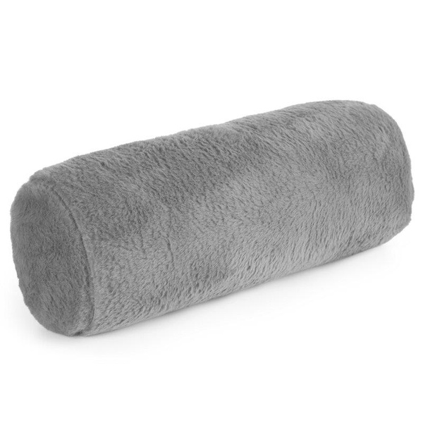 Jastuk, valjak 15x45 cm od mekane krznene tkanine NINA