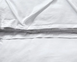 Pamučna bijela posteljina za apartmane 140x220 Salvador