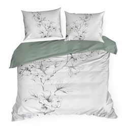 Posteljina 160x200 cm od egipatskog pamučnog makosatina, s dizajnerskim printom Eve Minge