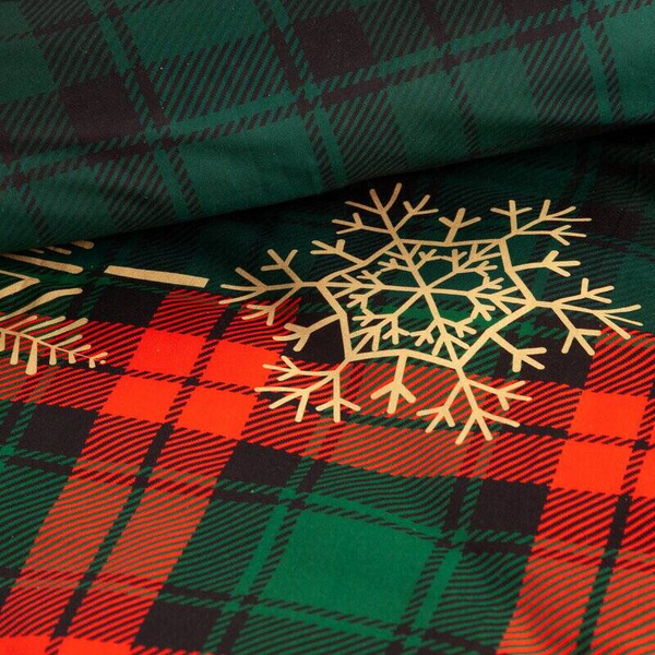 Božićna posteljina s printom  160x200 mikrovlakno Star