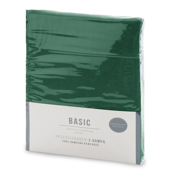 Pamučna plahta s gumicom 100x200 + 30 cm, 105 g/m2 BASIC