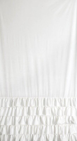 Gotova baršunasta zavjesa s volanima i ukrasnim kamenčićima Carli 140 x 250 cm