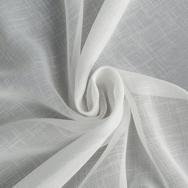 Zavjesa s ukrasnom trakom od jacquard listova u gornjem dijelu 140x250 Anet