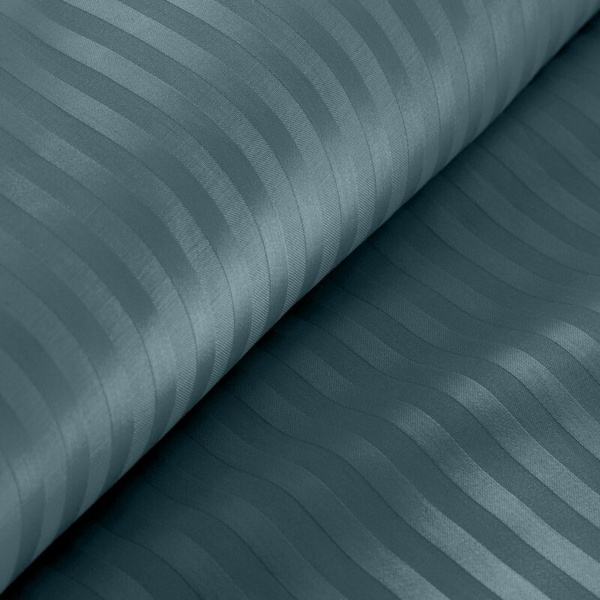 Premium prugasta posteljina za apartmane od pamučnog satena 140x200