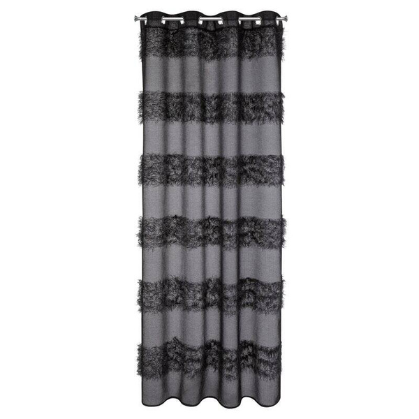 Zavjesa 140x250 od gaze ukrašena moher koncem Margaret 3