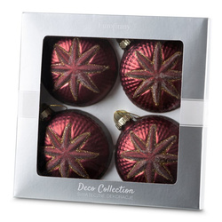 Staklena kugla za božićno drvce ∅ 8cm