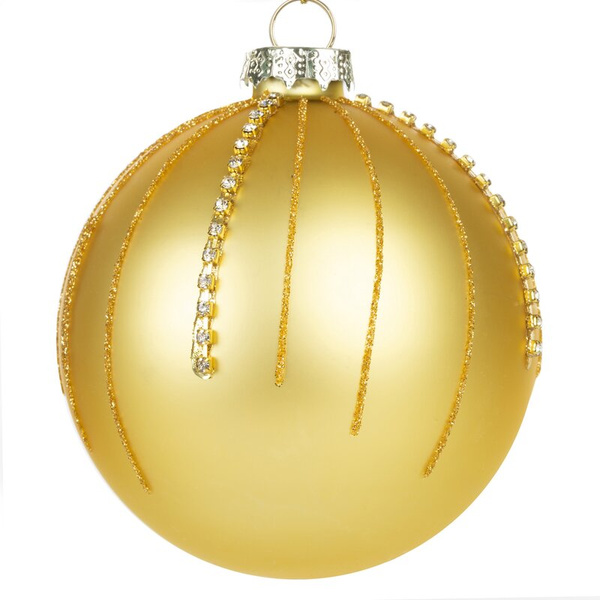 Staklena kugla za božićno drvce ∅ 10cm