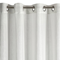 Zavjesa sa sjajnim koncem 140x250 cm bijela boja Elicia
