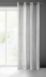 Zavjesa sa sjajnim koncem 140x250 cm siva boja Elicia