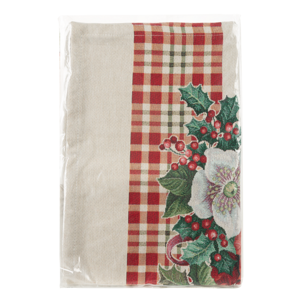 Tapiserijski nadstolnjak 45x140 cm ukrašen božićnim motivom