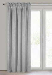 Zavjesa od tkanine s lanom u eko stilu 140x300 trakastaJudita