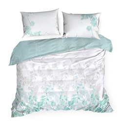 Komplet pościeli satynowej class 06 140x200 cm, 1 szt. 70x80 cm biały Eurofirany