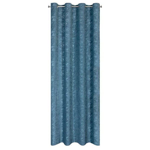 Zavjesa od mekog baršuna s uzorkom izrezanog lišća 140x250 octavia