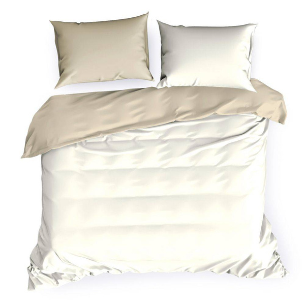 Jednobojna posteljina izrađena od visokokvalitetnog pamučnog satena 140x200 NOVA