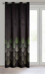 Zavjesa 140x250 od baršuna ukrašena geometrijskim uzorkom Angelina Zavjesa 140x250  ANGELINA baršunasta