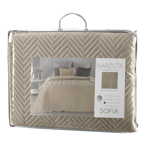 PREMIUM Prekrivač za fotelju 70x160 izrađen od mekog i mat baršuna, prošiven u uzorku riblje kosti metodom vrućeg prešanja Sofia