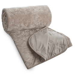 Baršunasti prekrivač za krevet 170x210 cm ukrašen prošivanjem Velvet  1