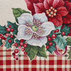 Tapiserijski nadstolnjak 40x100 cm ukrašen božićnim motivom