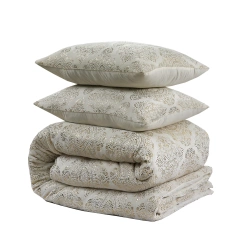 Posteljina od flanelskog flisa 240x200/220 sa zlatnim uzorkom Glamour Flannel