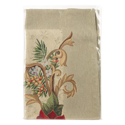 Tapiserijski nadstolnjak 50x110 cm ukrašen božićnim motivom