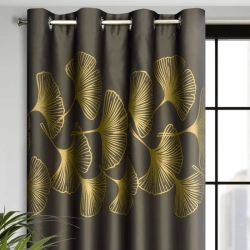Zamračena zavjesa sa sjajnim printom ginka 140x250 blackout Harmony