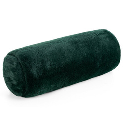 Jastuk, valjak 15x45 cm od mekane krznene tkanine NINA