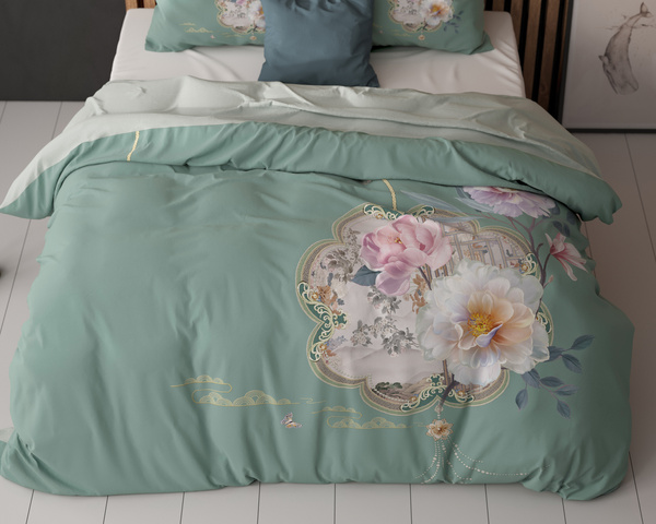 Set posteljine 140x200/220 od mikrovlakana sa čistim printom, nije potrebno glačanje