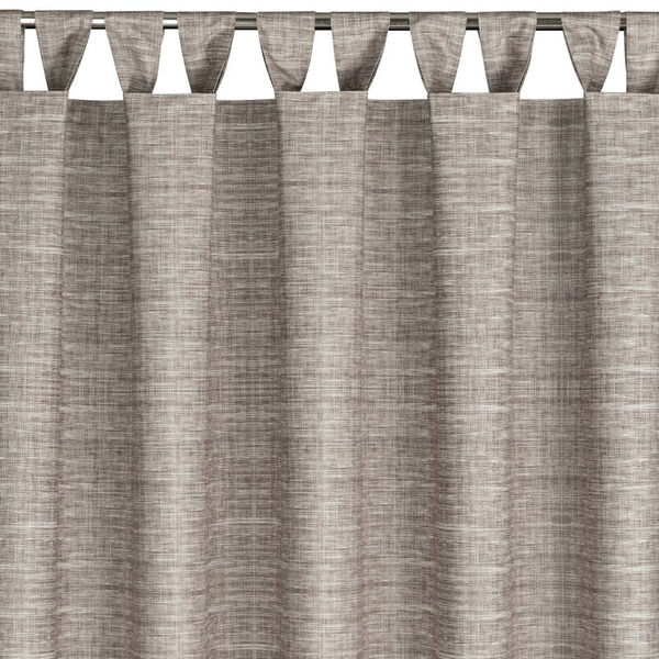 Zavjesa za terasu 155x220 sa biljnim motivom od nepromočive tkanine sa čičak trakama GARDEN