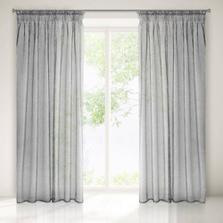 Gotova zavjesa bonita trakasta 140x270 cm siva boja