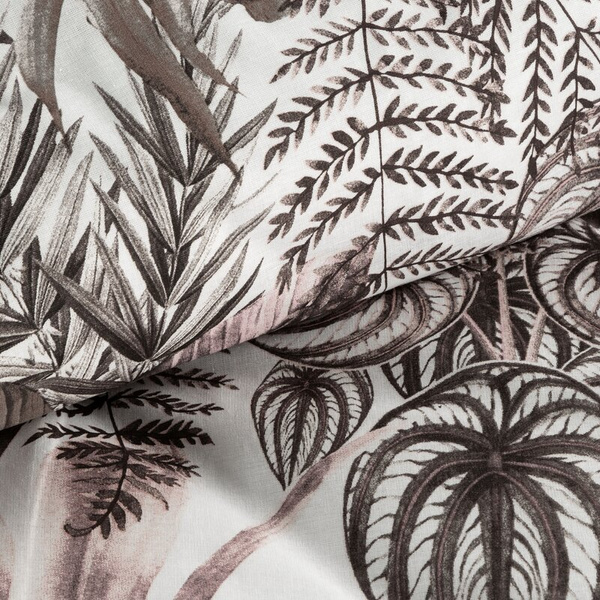 Pamučni set posteljine 140x200 cm s botaničkim uzorkom