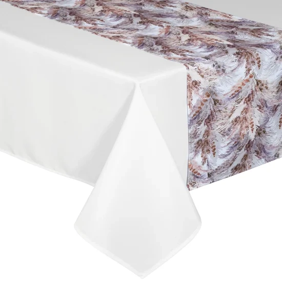 Set stolnjak 140x180 i nadstolnjak 33x180 ukrašen biljnim uzorkom ANITA 4