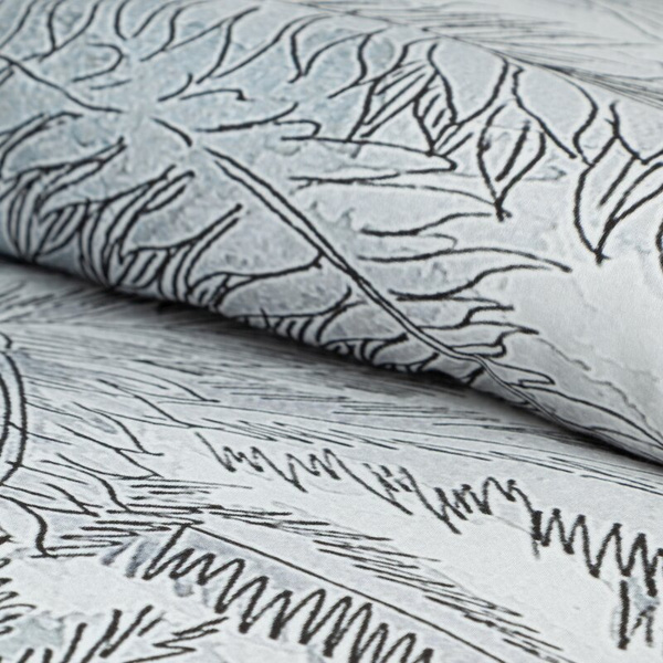 Posteljina 220x200 cm od  egipatskog pamučnog makosatina, s dizajnerskim printom Eve Minge