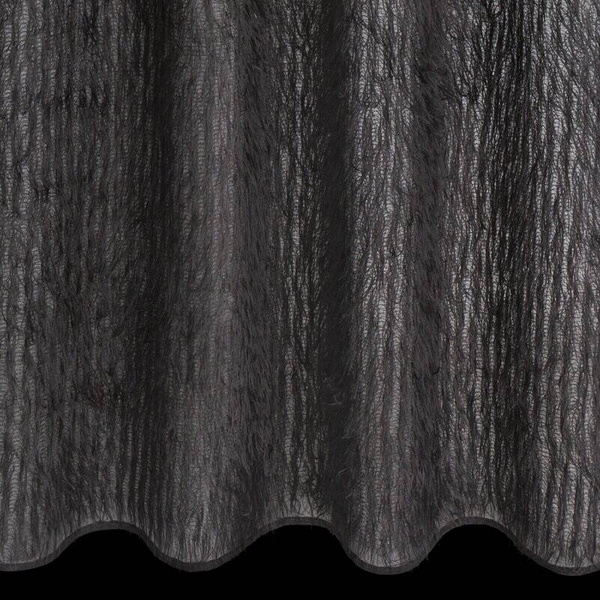 Zavjesa 140x250 od gaze ukrašena moher koncem MARGARET 2 