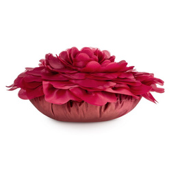 Okrugla jastučnica promjera 40 cm s ukrasnim 3D cvijetom FLORES 6