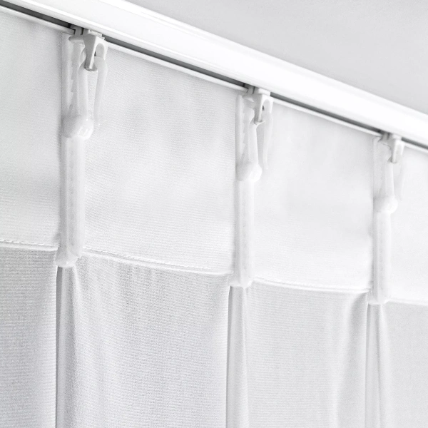 Bijela šifonska zavjesa 230x170 cm FLEX 1:1,5 - Ruby