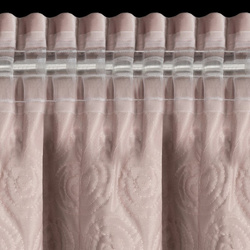 Baršunasta zavjesa ukrašena 3D aplikacijom ruže 140x270 cm- ROSES 13 Eva Minge