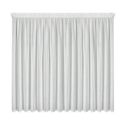 Gotova zavjesa 300x270 od šifona ukrašena printom mramora, zlatne ušice Hera